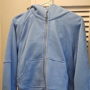 Lululemon Scuba Full-Zip Oversized Hoodie In Aero Blue XS/S